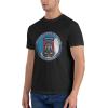 82nd Airborne Division with Jump Wings Men's Round Neck Comfortable Short Sleeve T-Shirt Black view 3