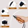 Lejorain Compact Golf Umbrella Travel - 54inch Oversized Collapsible Auto Open Close Portable Strong Adult Umbrella Luxury Wooden Handle view 3