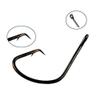 50pcs Circle Sharp Fishing Hook Fishing Gear Fishing Tackle Set, Worm Soft Bait Jig Fishhooks Freshwater Saltwater 4/0 view 2