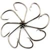 50pcs Circle Sharp Fishing Hook Fishing Gear Fishing Tackle Set, Worm Soft Bait Jig Fishhooks Freshwater Saltwater 4/0 view 3