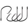 50pcs Circle Sharp Fishing Hook Fishing Gear Fishing Tackle Set, Worm Soft Bait Jig Fishhooks Freshwater Saltwater 4/0 view 4