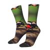 berbo red ladybug Unisex Cotton Socks for Men & Women - Tall,Optimum Comfort & High Durability for Daily Use and Athletics, White view 2