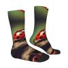 berbo red ladybug Unisex Cotton Socks for Men & Women - Tall,Optimum Comfort & High Durability for Daily Use and Athletics, White view 3