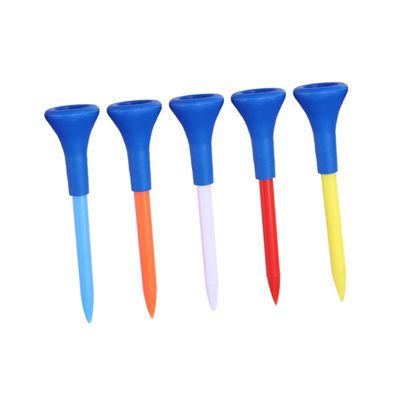 Sosoport 5pcs Golf Range Tees Training Tee Plastic Horn Accessory Eco-Friendly Practice Golf Tools
