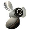 20-30HP 9-7/8x12 Stainless Steel Propeller 10 Tooth SS Prop for Yamaha Outboard 9.875x12 OEM 664-45972-00-98 view 1