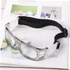 Sosoport 2pcs Sports Goggles Football Basketball Cycling Safety Glasses Tinted Shockproof Windproof Grey view 2