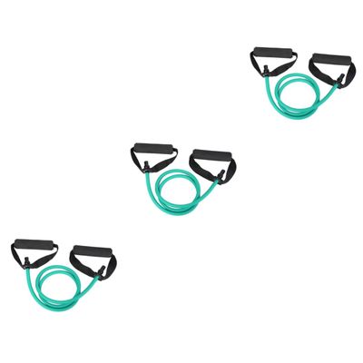 HANABASS 3pcs Cloth Resistance Bands Exercise Rope Elastic Bands for Workout Comfortable Handles