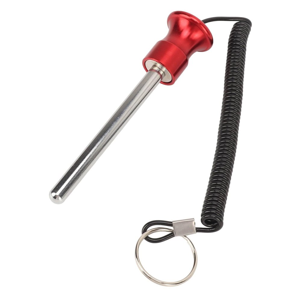 BusoTh Gym Weight Stack Pin, Anti Loss Portable Enhanced Security Gym Weight Locking Pin for Exercise (Red 8mm 105MM), BusoTh8x3no2kqtw-13