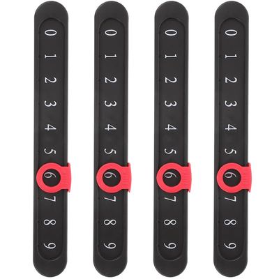 KICHOUSE 4Pcs Foosball Score Counter Multifunctional Scorekeeper Bar for Table Football Game Accessories Durable Replacement Part for Tabletop Soccer Scorekeeping