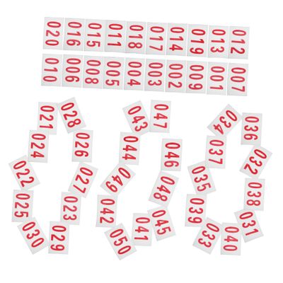 GOOHOCHY 50sheets Race Bibs for Athletes Number Display Cloth for Running Marathon and Sports Events Competitions and Training
