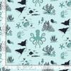 Dear Stella Seafarer Stella DFG2716 Hydro Octopus Toile Fabric view 1