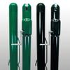 Douglas DTP-37 Black Round Internal Wind Tennis Post (3 Inch OD) w Round Galvanized Ground Sleeves view 2