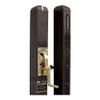 Edwards Black Wilmbledon Sqaure Tennis Post w Internal Wind (3 Inch OD) Bundled w Square Galvanized Ground Sleeves view 2
