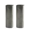 Edwards Black Wilmbledon Sqaure Tennis Post w Internal Wind (3 Inch OD) Bundled w Square Galvanized Ground Sleeves view 3