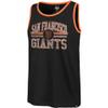47 Men's San Francisco Giants Winger Franklin Black Tank Top - MLB Muscle T-Shirt (Small) view 1