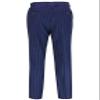 QINYNMU Men's Striped Dress Pants Casual Straight Fit Office Work Suit Trousers Black view 2