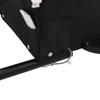 vidaXL Bike Trailer, Kids Bicycle Cargo Trailer with Tow Bar, Child Bike Trailer, Bike Cart, Bicycle Wagon, Black and Red 99.2 lb Iron view 4