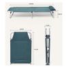 WAOCEO Folding Bed Single Rollaway Bed, in-Room Nap Bed, Camping Lounge Chair for Travelling Home Office Vacation Hiking (Color : B) view 3