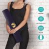 Knsbk Non Slip Yoga Mat TPE Workout Mat for Men Women, Thick Workout Mat with Carrying Strap, Fitness Mats for Exercise, Yoga, Fitness, Pilates, Floor Workouts (72" x 24" x 6mm) view 4