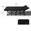WAOCEO Folding Bed Portable Rollaway Bed, Single Nap Chair, Simple Office Bed, Outdoor Camping Portable Recliner for Travelling Home Office Vacation Hiking (Size : 178cm) view 2