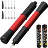 Ball Pump with Needle Storage(Never Lose Pin) Basketball Pump with 5 Needles and Extendable Cable, Soccer Football Pumps, Volleyball Pump Rugby Ball Inflator - Great for All Balls - 1&2 Pack Available view 1