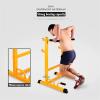 Strength Training Dumbbell Racks, Squat Rack, Barbell Bench Press Weightlifting Rack, Dipping Station Dip Stand, Pull Push Up Bar Fitness Exercise Workout Gym, 550 Lbs, Parallel Bars Gy view 4