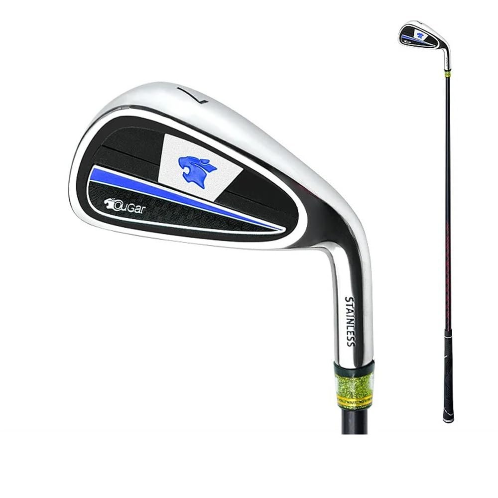 GRASKY Golf Club Adult 7 Golf Iron Single Golf Practice Stainless Steel Head with Graphite/Steel Rod, Golf Club Iron for Women Men Sports (Men,with Graphite Rod)