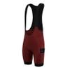 Coconut Ropamo Men's Cycling Bib Shorts Biking Cycling Shorts with Pockets Bike Riding Shorts 4D Padded Anti-Slip Cuff (M, Red)