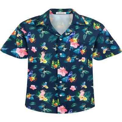 AINIKO Hawaiian Shirt for Men Summer Beach Casual Short Sleeve Button Down Shirts Printed Tropical Vacation Shirts