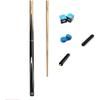 UNbit Pool Cue Billiard Cue 57 Inch 18Oz Personalised Snooker Cue 3/4 Joint Cue Case,Bar or Home Men's and Women's Pool cues, Easy Grip, Instant Burst WEWYQSJXBXF-4122(Color:A,Size:10mm) view 1