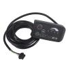Pissente LCD Display Panel, 36-48V Black ABS Electric Bicke 810 LED Display with 5 Wire Cable Control Panel Meter Electric Bike Motor Speed Control for Electric Scooters Electric Bikes view 1