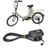 Pissente LCD Display Panel, 36-48V Black ABS Electric Bicke 810 LED Display with 5 Wire Cable Control Panel Meter Electric Bike Motor Speed Control for Electric Scooters Electric Bikes view 3