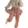 2024 Elephant Pajama Pants Men Cute Animal Pants Funny Cartoon Trunk Pajama Bottom Fleece Sleepwear for Couple 2024 Pink view 1