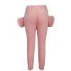 2024 Elephant Pajama Pants Men Cute Animal Pants Funny Cartoon Trunk Pajama Bottom Fleece Sleepwear for Couple 2024 Pink view 2
