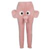 2024 Elephant Pajama Pants Men Cute Animal Pants Funny Cartoon Trunk Pajama Bottom Fleece Sleepwear for Couple 2024 Pink view 3