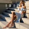 IDIFU Rose Gold Strappy Chunky Block Square Toe Heels Wedding Prom Bride Dress Shoes for Women Trendy Dressy Cute Sandals Slingback Low Short Heels(Gold Roseshiny, 5) view 2