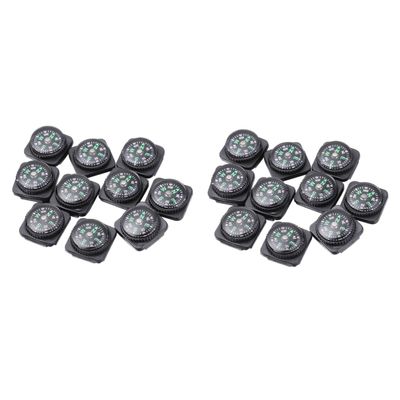 BESPORTBLE 2sets Compact and Practical Travel Compass for Hikers Orienteers and Outdoor Enthusiasts 10pcs*2