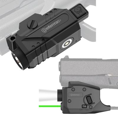 DEFENTAC 350lm Combo is Compatible with Glock 42/43/43X/48 Without Rail or MOS, Bundle with 600lm