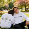MARLLCO Dear Person Behind Me Hoodie for Women You Are Enough Hoodie Mental Health Sweatshirt Casual Long Sleeve Pullover Top (White1,Medium) view 2