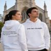 MARLLCO Dear Person Behind Me Hoodie for Women You Are Enough Hoodie Mental Health Sweatshirt Casual Long Sleeve Pullover Top (White1,Medium) view 4