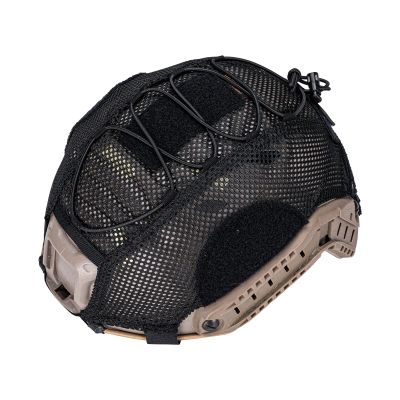 EXCELLENT ELITE SPANKER Tactical Helmet Cover - Fast Helmet Cloth for Airsoft in Size M/L - Black