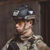 EXCELLENT ELITE SPANKER Tactical Helmet Cover - Fast Helmet Cloth for Airsoft in Size M/L - Black view 2