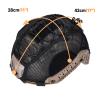 EXCELLENT ELITE SPANKER Tactical Helmet Cover - Fast Helmet Cloth for Airsoft in Size M/L - Black view 4