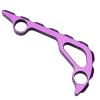 Echeson 1PC Back Spacer Fits for Benchmade Bugout 535, Premium Aluminum Spine Backspacer (Size : Purple) view 1