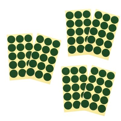 Yardwe 6sheets Pool Table Accessory Billiard Table Maker Dots Snooker Marking Stickers