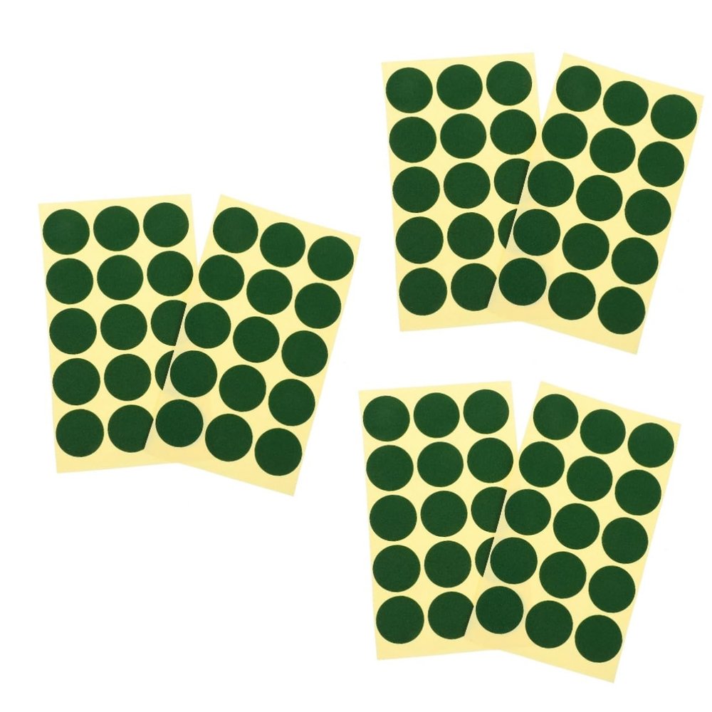 Yardwe 6sheets Pool Table Accessory Billiard Table Maker Dots Snooker Marking Stickers