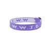 FORUBUS WWJD Bracelets, Inspirational Christian Wristbands for Men and Women, What Would Jesus Do Bracelets Pack/Single-purple view 1