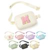 YOOLIFE Initial Crossbody Bag Girls Purse Belt Bag Fanny Pack - Birthday Gifts for 3 4 5 6 7 8 9 10 Year Old Girls Kids, Gifts for Girl Kids Daughter, Beige M view 1