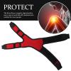Healeved 4pcs Adjustable Knee Strap Patella Knee Brace Compression Brace for Sports Breathable Material view 3
