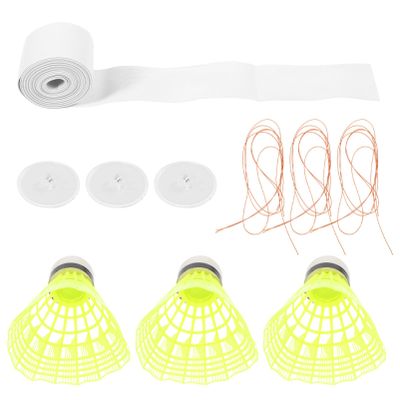Sosoport 1set Badminton Rebound Trainer Portable Design for Indoor and Outdoor Practice for Team Training Sessions and Skill Development Boys and Girls and Adults